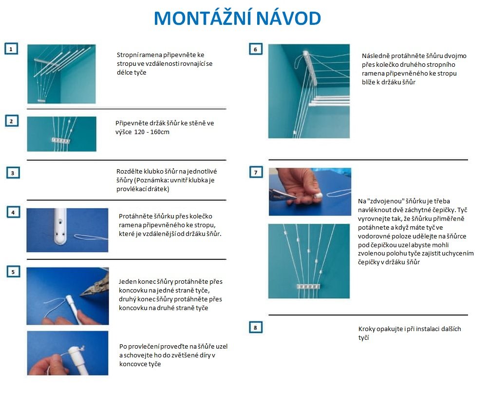 montážní návod